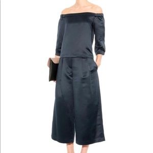 Tibi Satin Off The Shoulder Blouse